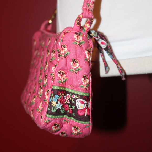 Vera Bradley Pink Pansy pattern purse - Picture 2 of 8